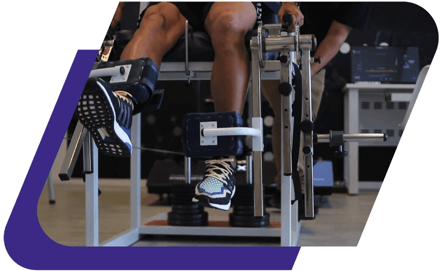 Evaluación isocinética de rodilla en el Gym Performance Center de SportsMD